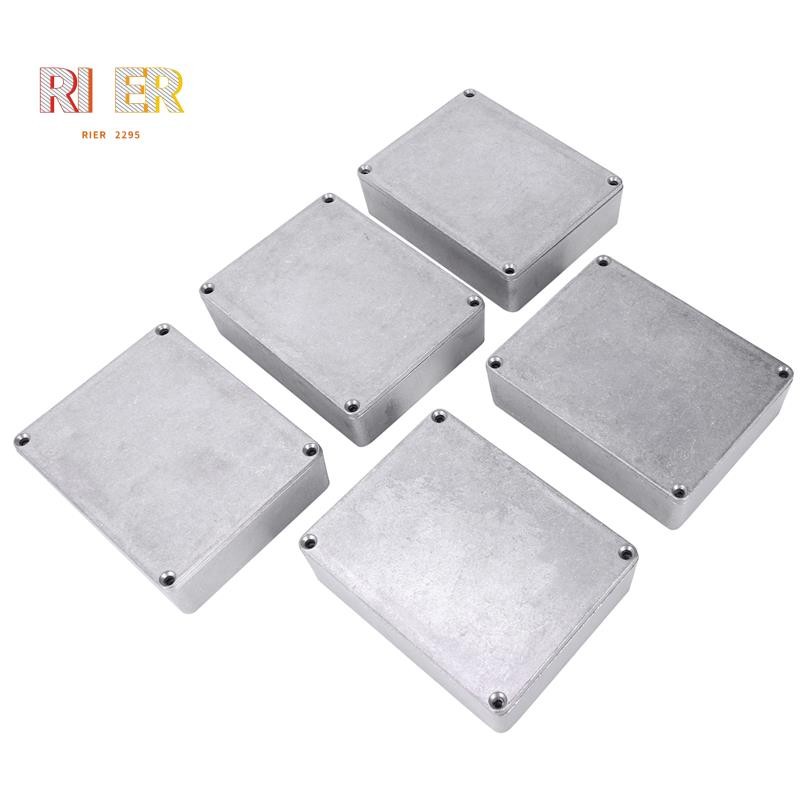 เอฟเฟคกีตาร์เหยียบอลูมิเนียมกล่อง Stomp สําหรับ DIY ชุดเหยียบกีตาร์ 1590BB