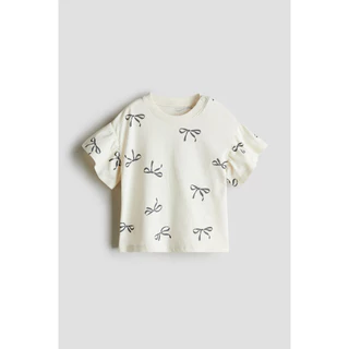 H&M(เอชแอนด์เอ็ม) เสื้อท็อปผ้าคอตตอนพิมพ์ลาย เด็กอ่อน 1296718_1