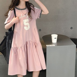 คุณภาพสูงชุดเดรสเด็กผู้หญิงรุ่นใหม่ในช่วงฤดูร้อนเกาหลีพิมพ์ต…