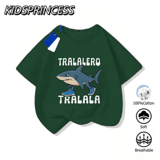 (จัดส่งตลอด 24 ชั่วโมง)COD 2025สินค้าใหม่! TUNG เสื้อยืดแขนสั้นสำหรับเด็กสบายและนุ่ม ผ้าฝ้ายแท้ 100% N2575
