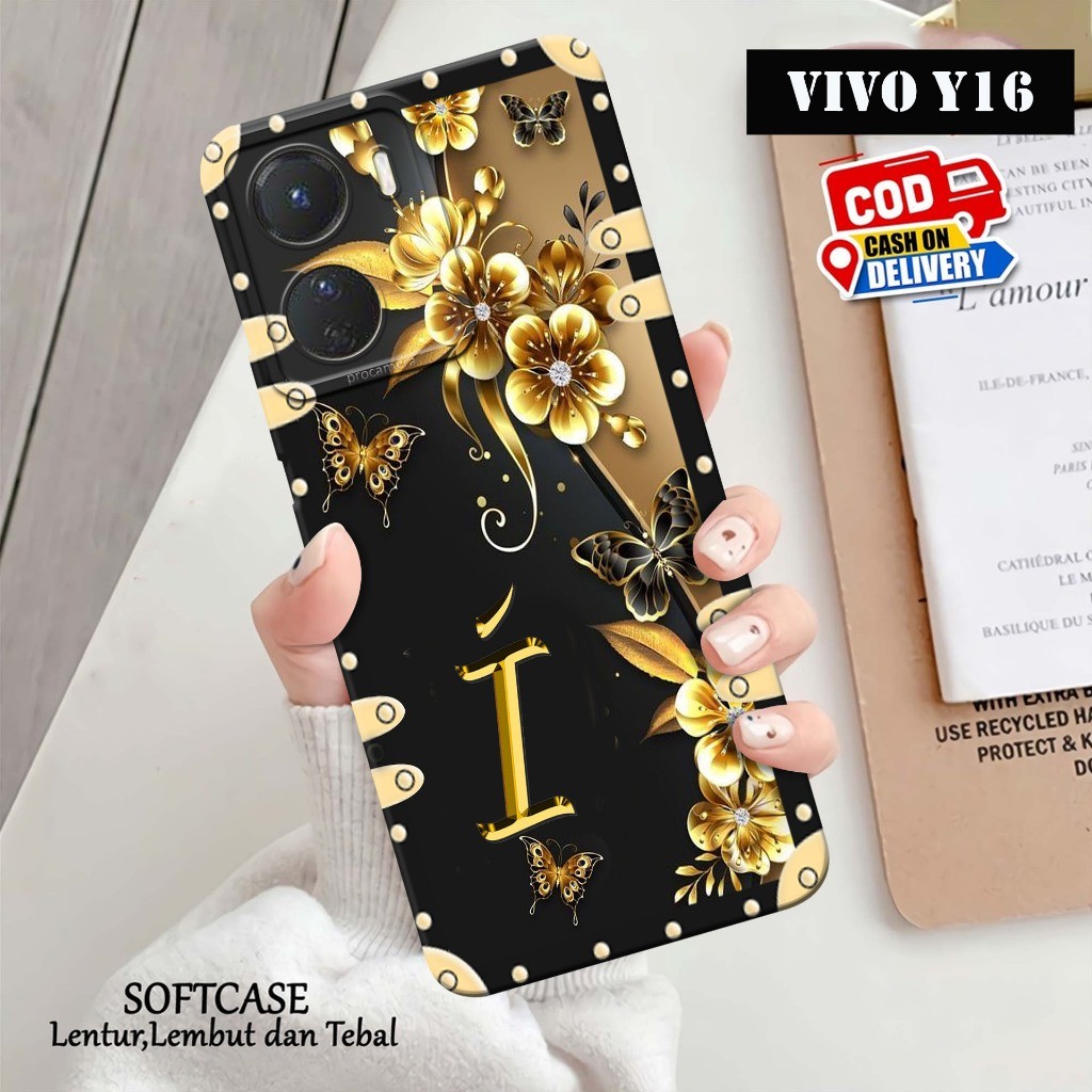 เคส HP ล่าสุด Vivo Y16 - เคสกรอบตัวอักษรแฟชั่น - เคสโทรศัพท์ Vivo Y16 ล่าสุด - เคส Vivo Y16 - เคส Pr