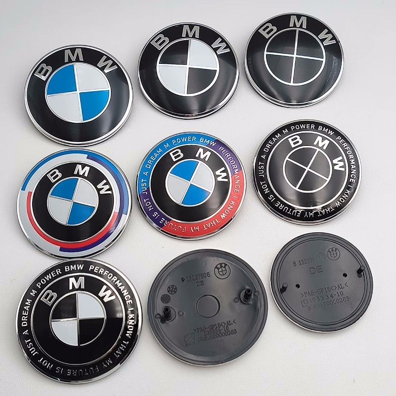 ฝากระโปรงหน้า emblelm หรือโลโก้ด้านหลัง 82 มม. 74 มม. สําหรับ BMW badge 1 3 5 7 series X6 X5 X4 X3 X1 ร่วมแบรนด์ประสิทธิภาพ