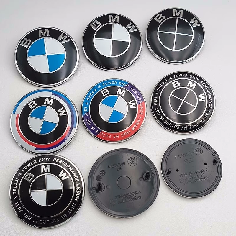 ฝากระโปรงหน้า emblelm หรือโลโก้ด้านหลัง 82 มม. 74 มม. สําหรับ BMW badge 1 3 5 7 series X6 X5 X4 X3 X1 ร่วมแบรนด์ประสิทธิภาพ