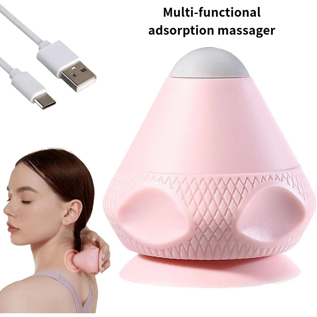 ลูกบอลไฟฟ้า Fascia แบบดูดซับ สำหรับเท้า ไหล่ คอ เอว การผ่อนคลาย Fascia การสั่นสะเทือน การประคบร้อน เครื่องนวดซิลิโคน