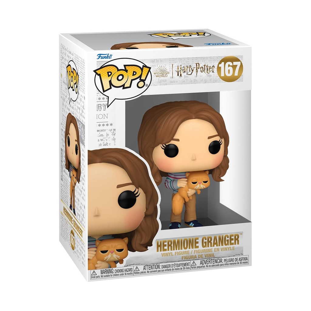 Harry Potter and the Prisoner of Azkaban Hermione with Crookshanks Figure Funko POP! Vinyl Harry Pot