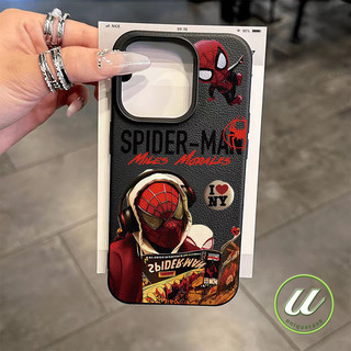 เจ๋งอนิเมะสไปเดอร์แมนซอฟท์ค่ะ เคส เข้ากันได้กับ IPhone 11 12 14 13 16 15 Pro Max X 7Plus 7 8 15 16 14 Plus XS Max XR