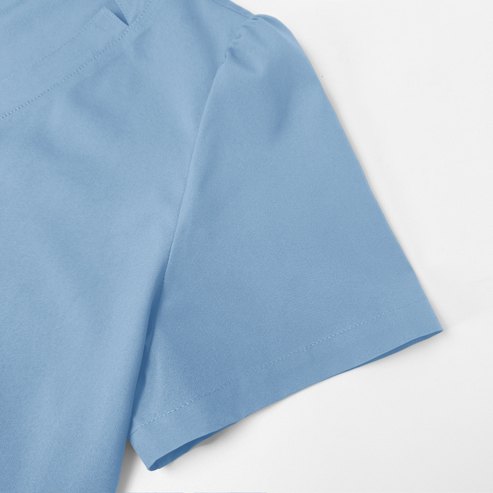 【เสื้อยืด + กางเกง】ชุดเครื่องแบบหมอ ผ้าฝ้าย แขนสั้น พิมพ์ลายการ์ตูน เหมาะกับใส่ทํางานผ่าตัด แฟชั่นฤดูร้อน สําหรับทุกเพศ ราคา ถูกที่สุด ดีลบีเคเค แกลเลอรีภาพที่ 4