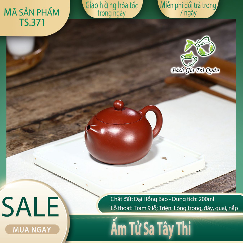 HOT Tay Thi Tu Sa Pot - 160ml – NN Luu Tu Giai – Dai Hong Pao – TS371