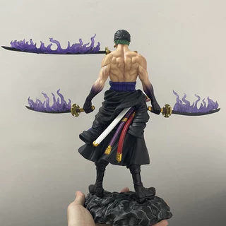 💥จัดส่งจากประเทศไทย💥40 ซม.Roronoa Zoro ONE PIECE คอสเพลย์ Asura Purgatory Luffy Action Figure รุ่น Q ตุ๊กตาของขวัญเด็กตกแต่งรถเครื่องประดับของเล่นคอลเลกชันตกแต่งบ้านประติมากรรม