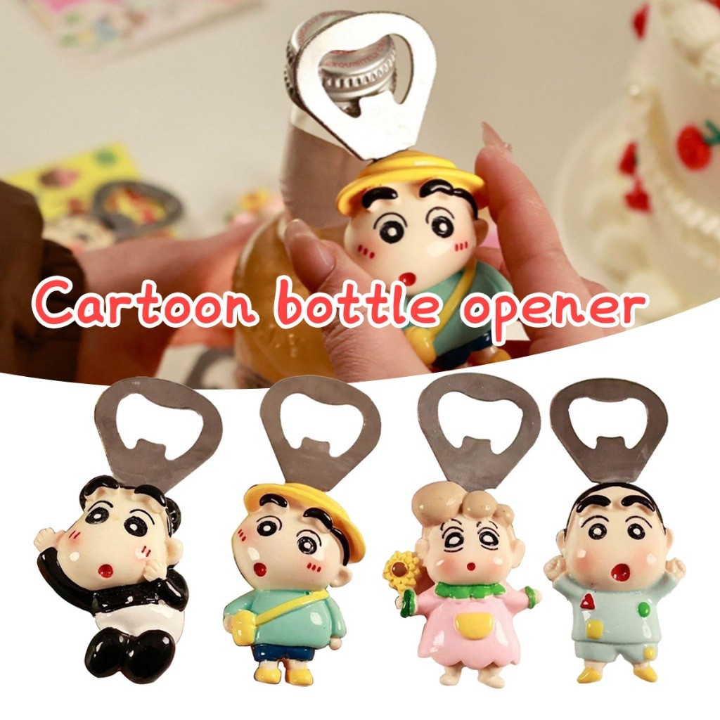 ที่เปิดขวดแม่เหล็กติดตู้เย็น ลายเครยอน ที่เปิดโซดา เปิดฝาขวดแบบพกพา - รูปที่ 4