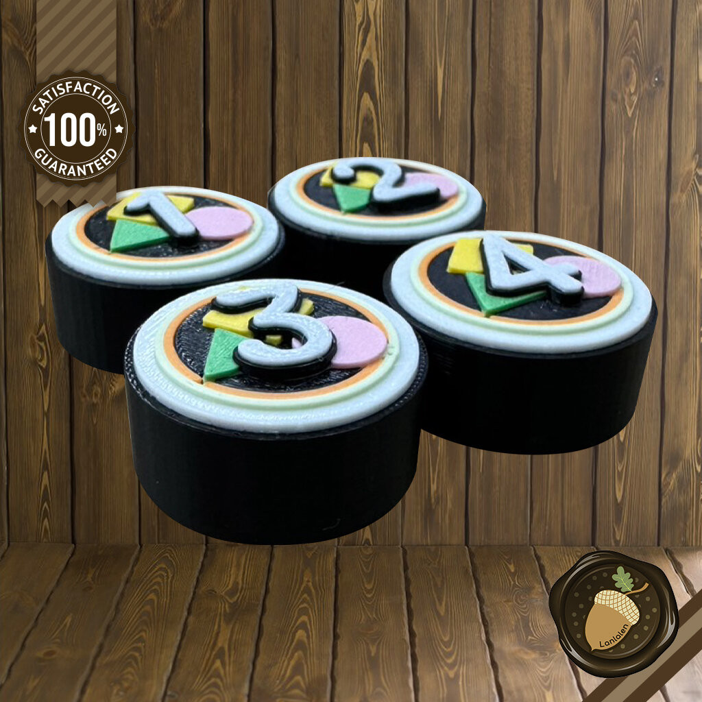 Gimbap: Score token (4 pcs) [TH] Accesorries Board Game บอร์ดเกม