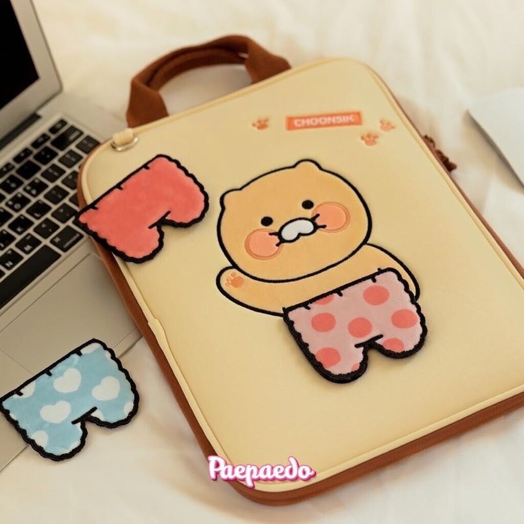 พร้อมส่ง Choonsik Dress-Up Laptop Pouch (13 inches)