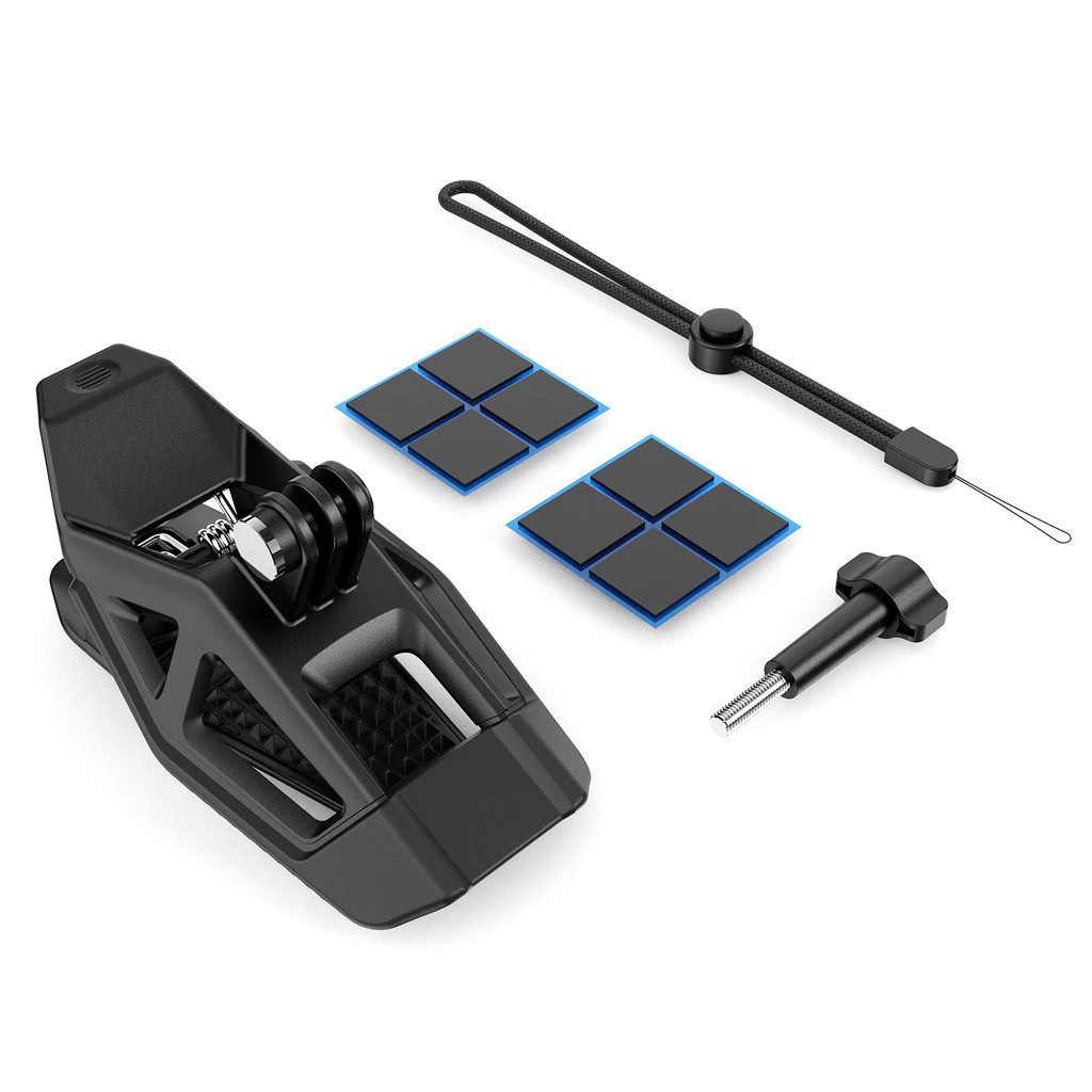 ขาตั้งติดหมวก สําหรับ DJI Action 5 Pro/Action 4/3 ขี่ยิงหมวกกันน็อคคลิปสําหรับ Insta360 X5 X4/Ace Pro 2/GoPro 13 12 คลิปหนีบขาตั้งติดหมวกกันน็อคคลิปอุปกรณ์เสริมกล้อง thumbnail 9
