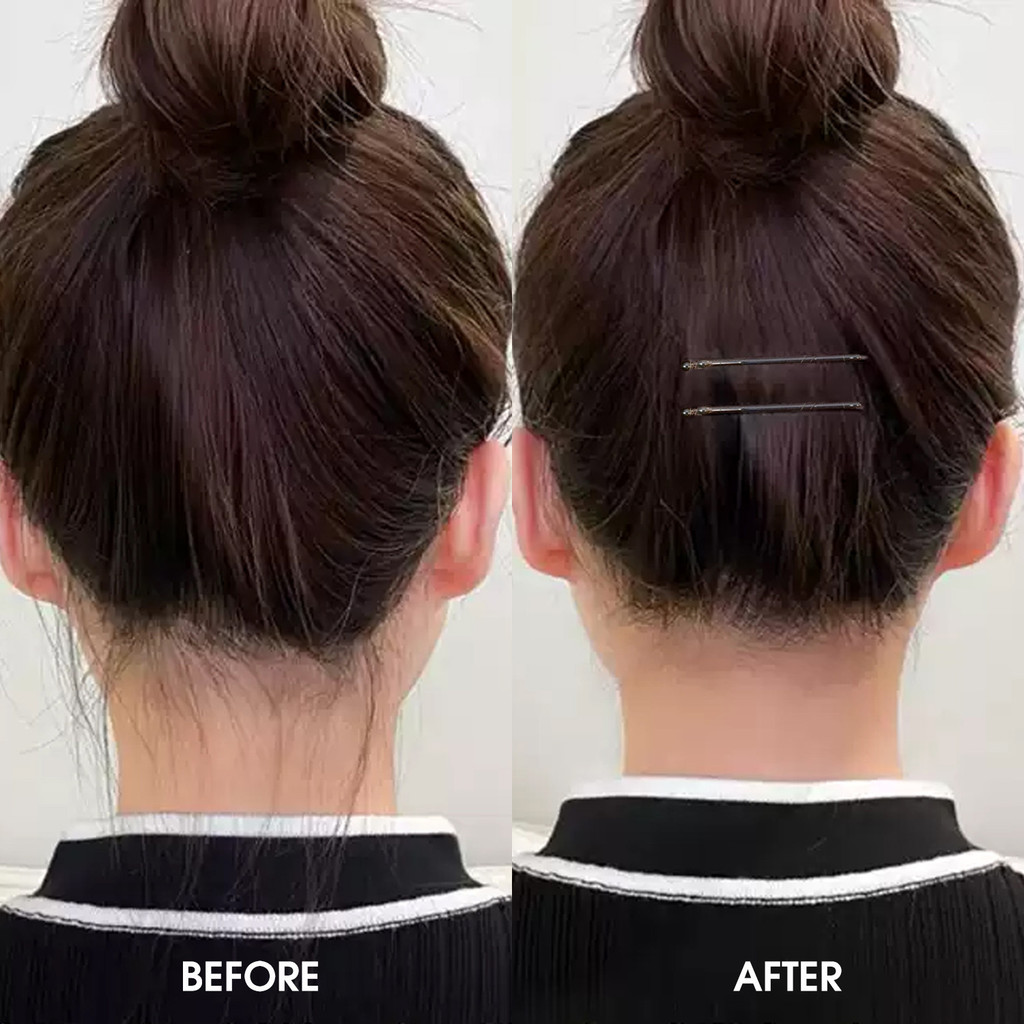 Y2K Minimalist Matte Surface Mini Bobby Pins - กิ๊บติดผมหน้าม้าด้านข้างรูปตัว U 3.5 ซม. สําหรับทรงผมทั้งหมด - รูปที่ 3