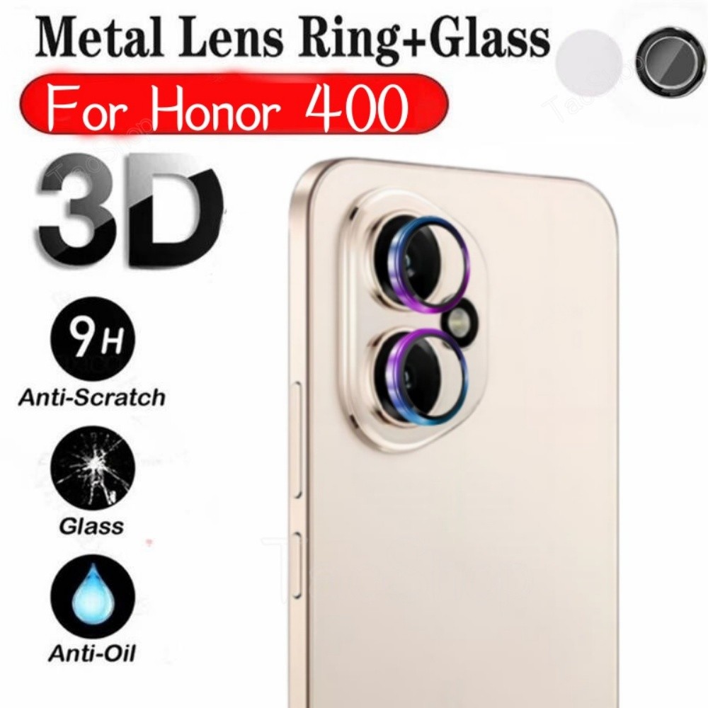 แหวนโลหะกล้องเลนส์ป้องกันฟิล์มสําหรับHonor 400 pro Lite 400pro 400Lite 4 00 Honor400 pro Honor400pro