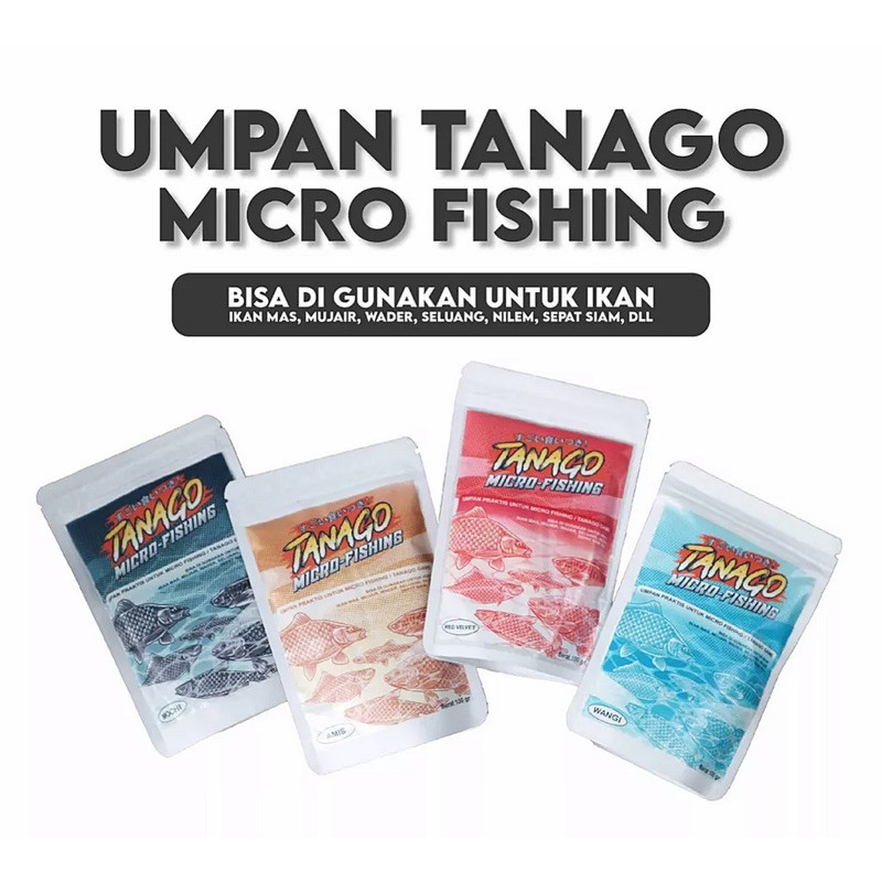 Tanago Micro Fishing Bait Save 40g 100g