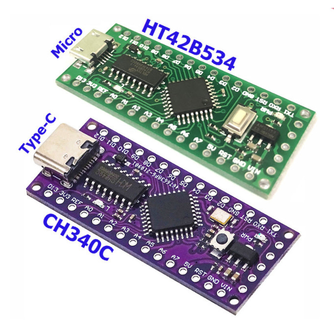 LGT8F328P (ADC 12bit [8ch] / DAC 8bit [1ch] 30 I/O) Compatible Arduino nano 3.0