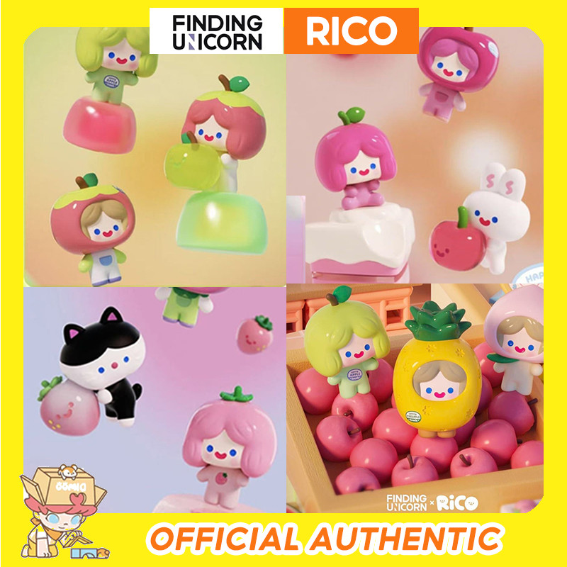FINDING UNICORN RICO HAPPY FRIENDS With me Series Fruit Party u pellet u pellet