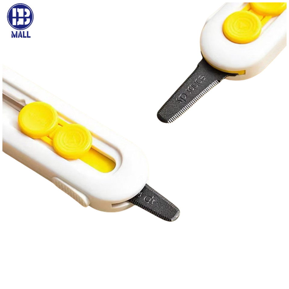 จัดส่งในไทย มีเเกะกล่องพัสดุ ขนาดเล็กพกพา  ดูดแม่เหล็ก มีดตัดกระดาษ  เปิดกล่องพัสดุ