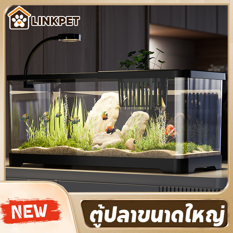 ตู้ปลาใหญ่ ตู้ปลาเลโก้ ตู้ปลา เลี้ยงปลากัด สามารถจับคู่กับไฟ เหมาะสำหรับสัตว์เลี้ยงขนาดเล็กทุกชนิด