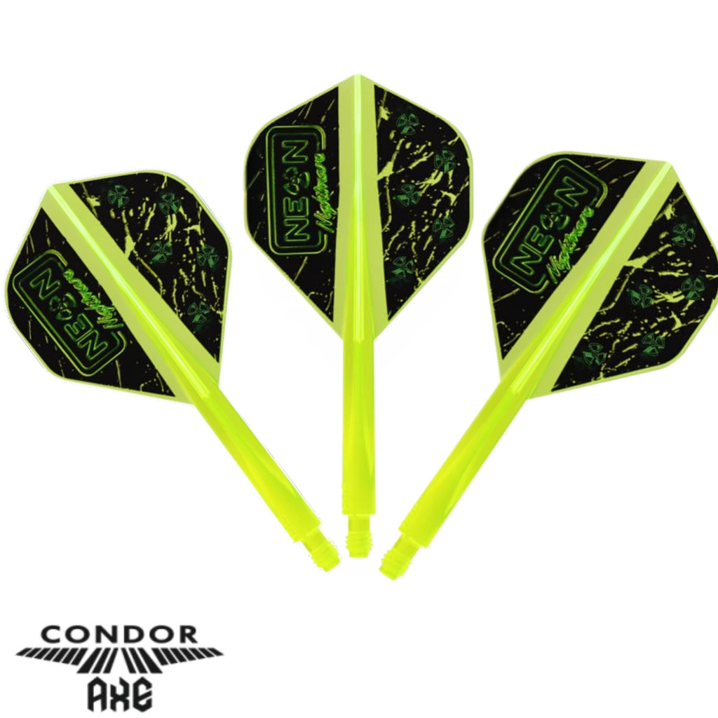 ปีกลูกดอกปาเป้า CONDOR AXE Stowe Buntz NEON Darts Flights