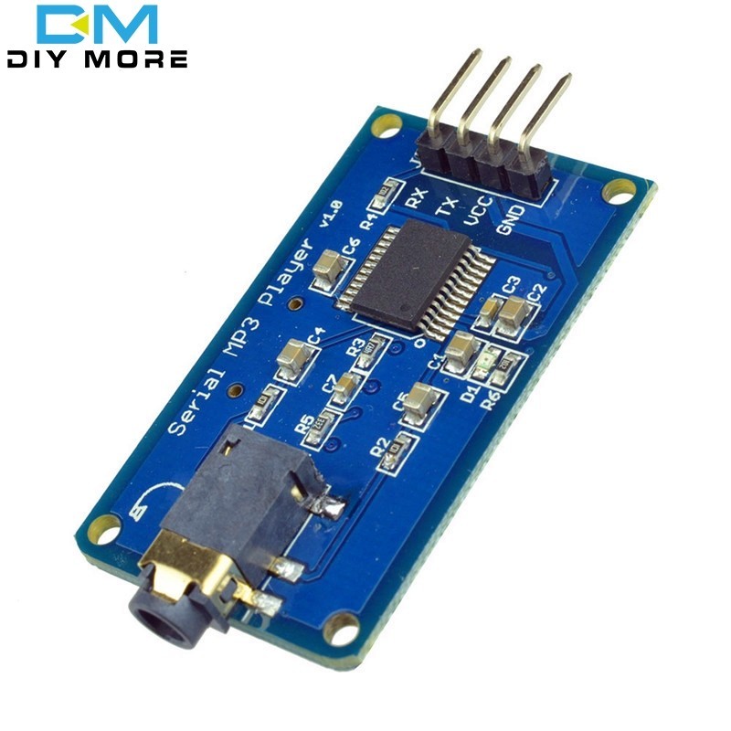 YX5300 UART Control Serial Module MP3 Music Player Module For Arduino AVR ARM PIC