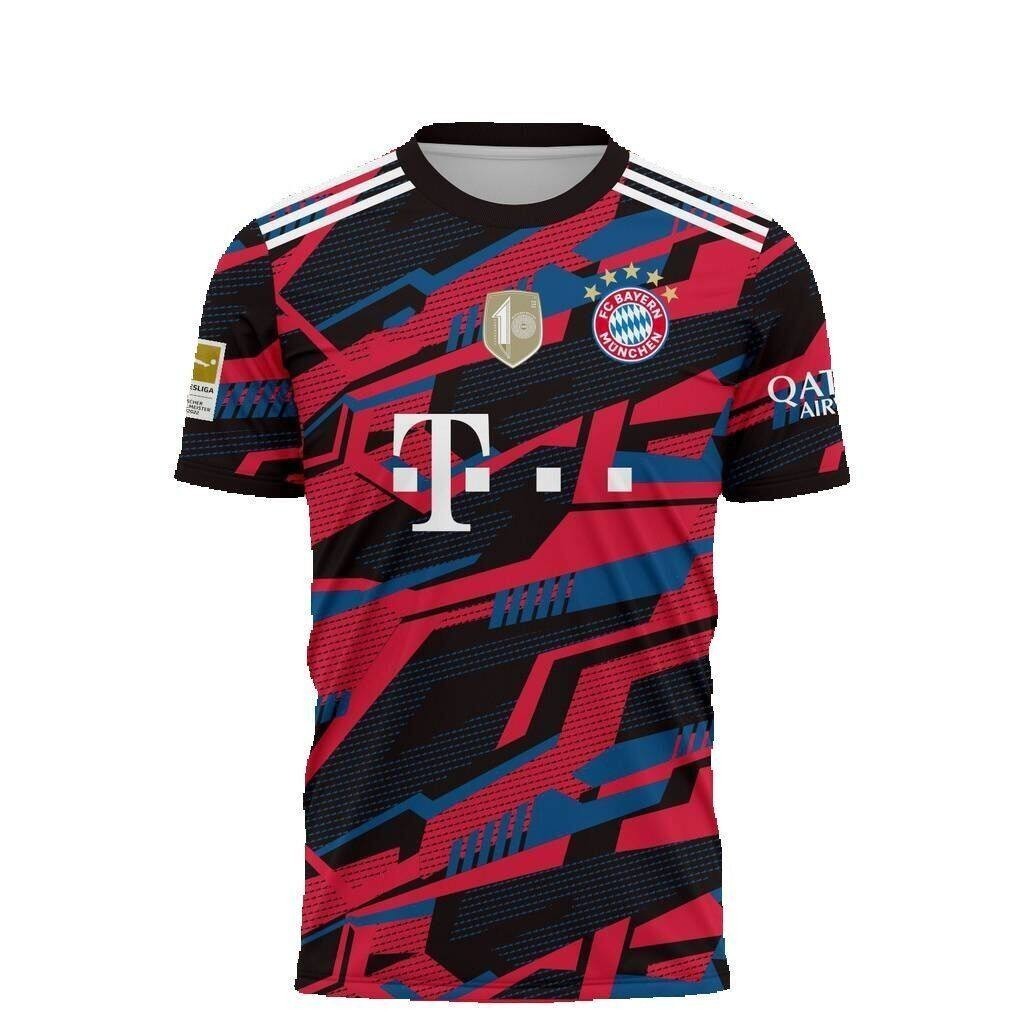 Bayern Munich 2025 Home/ake Jersey Original Design Football Shirt - เสื้อยืดกีฬาแขนสั้น (XS-5XL) Mal