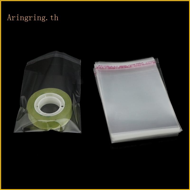 100ps Clear Self Adhesive Lots DIY Jewelry Seal Plastic Bags 8x12cm 3.1"x4.7"
