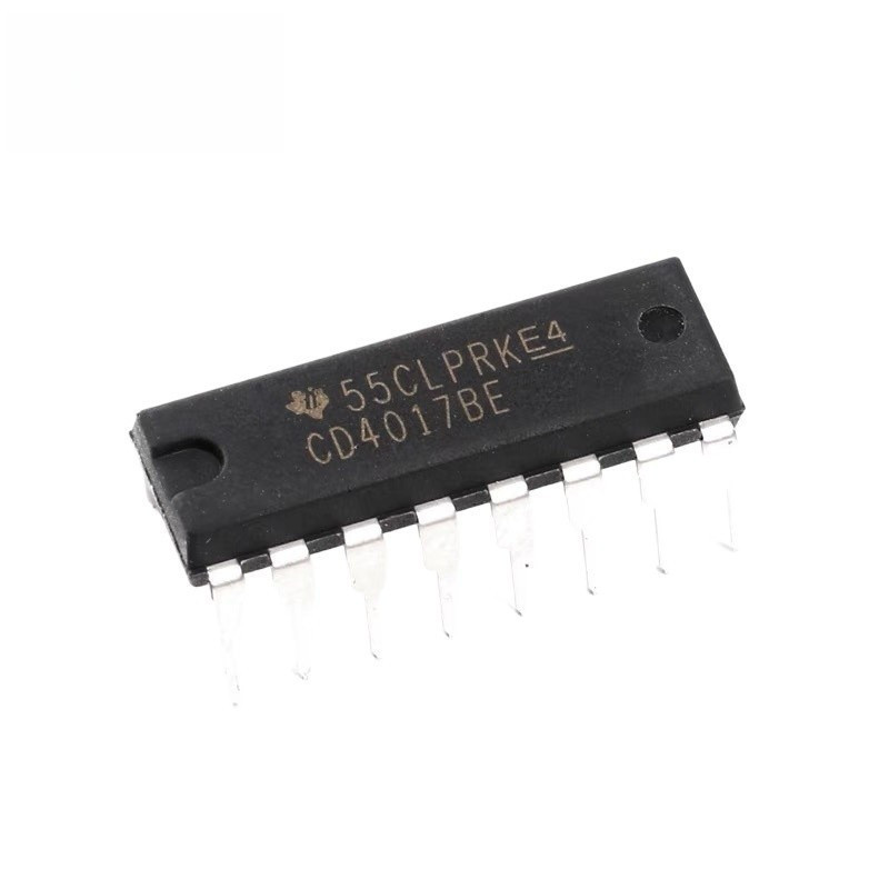 10 ชิ้นเดิม CD4017BE CD4017 DIP16 4017 ชิป IC