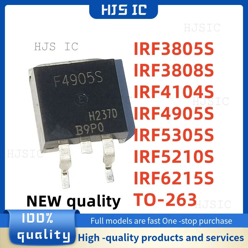 1-5PCS IRF3805S F3805S IRF3808S F3808S IRF4104S F4104S IRF4905S F4905S IRF5305S F5305S IRF522S F15S 