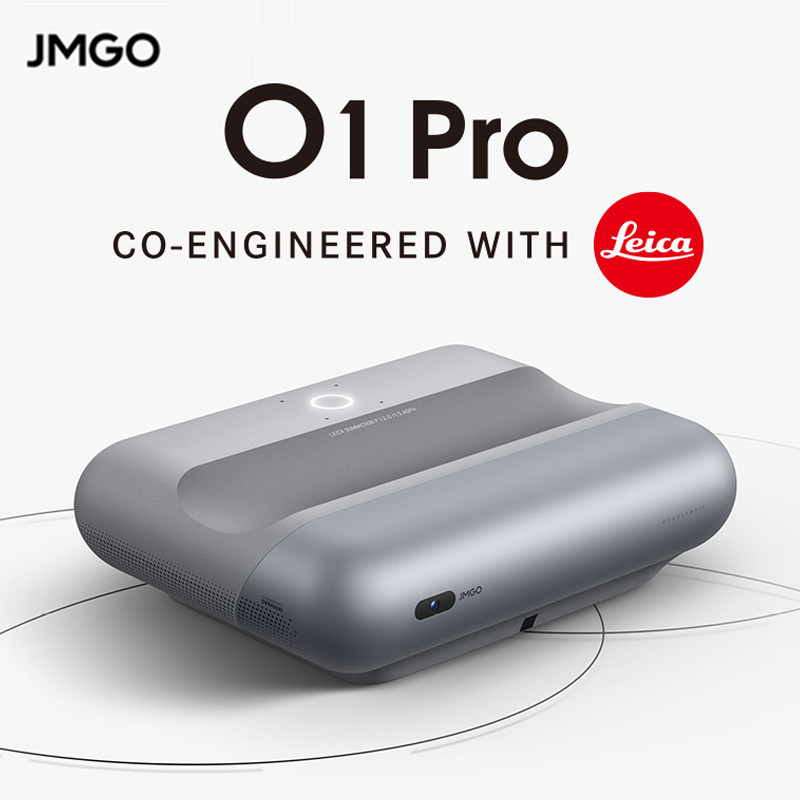 JMGO O1 Pro Ultra-Short Throw Projector โปรเจคเตอร์ภาพยนตร์ FHD 1080P พร้อมลําโพง Dynadio