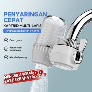 MISENI Filter Saringan Kran Air Water Purifier Water Filter Penjernih Air Penyaring Keran Rumah Tangga Langsung Konsumsi Pre-filter Penjernih Ultrafiltrasi Dapur Cocok untuk berbagai jenis keran