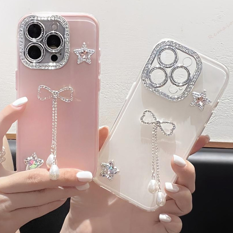 หรูหราGlitterผีเสื้อเพชรเคสโทรศัพท์สําหรับIPhone 16 15 14 13 12 11 Pro Max Plus 15Pro 14Pro 13Pro 12Pro 16Pro Maxกรณีซิลิโคนป้องกันกันกระแทก