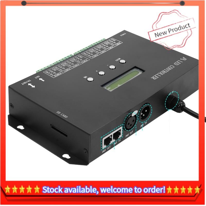 WiFI LED Pixel Controller Artnet to SPI รองรับซอฟต์แวร์ LAN Synchronny SD Card DMX512 คอนโซล (H807SA