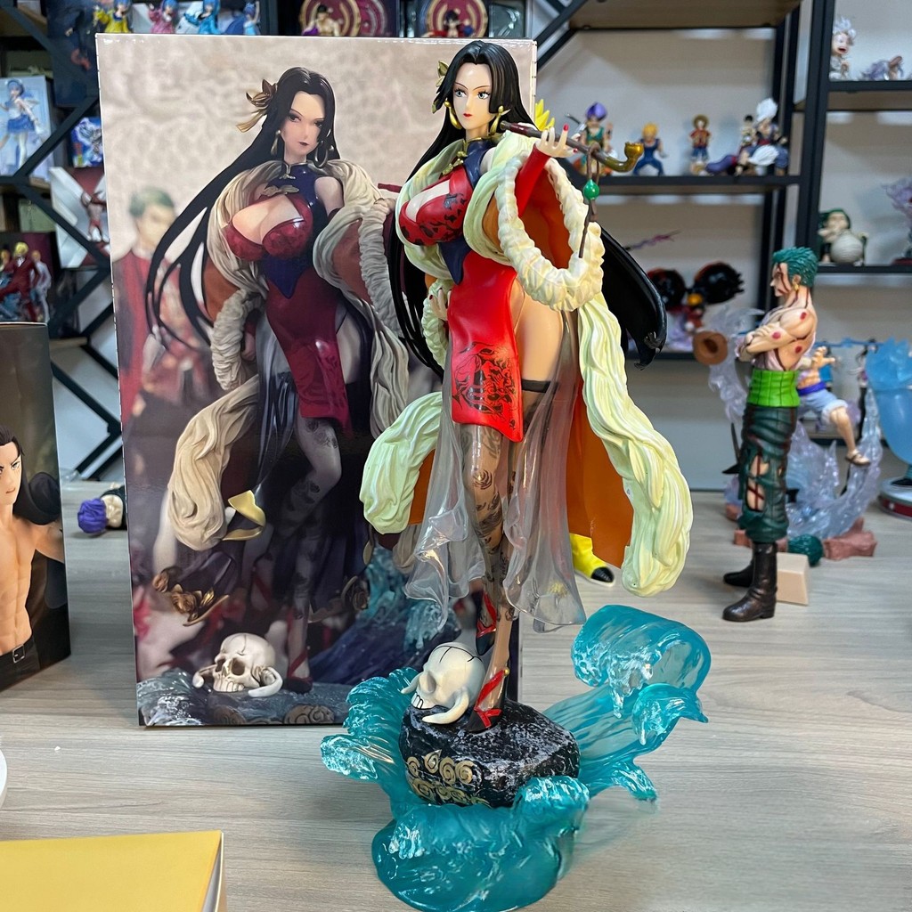 36 ซม. ONE PIECE Boa Hancock คอสเพลย์ Cheongsam แฟชั่นน่ารัก Action Figure รุ่น Q ตุ๊กตาของขวัญเด็กตกแต่งรถเครื่องประดับของเล่นคอลเลกชันตกแต่งบ้านประติมากรรมเค้กตกแต่งMLML