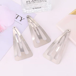 100pcs 7cm คลิปสามเหลี่ยมคลิป bb ทองว่ายน้ำสีดำนิกเกิลโบว์แฮนด์เมดเครื่องประดับผมอุปกรณ์ขนาดเล็ก DIY กิ๊บขายส่งวัสดุ