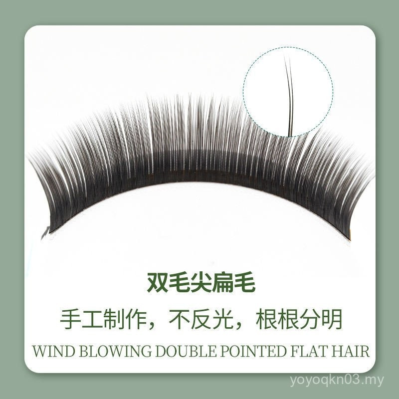 ขนตากราฟต์ ขนตากราฟต์ ขนตากราฟต์ Single Air Flat Hair Matte Super Soft Natural Planting ขนตาปลอมผมแบ