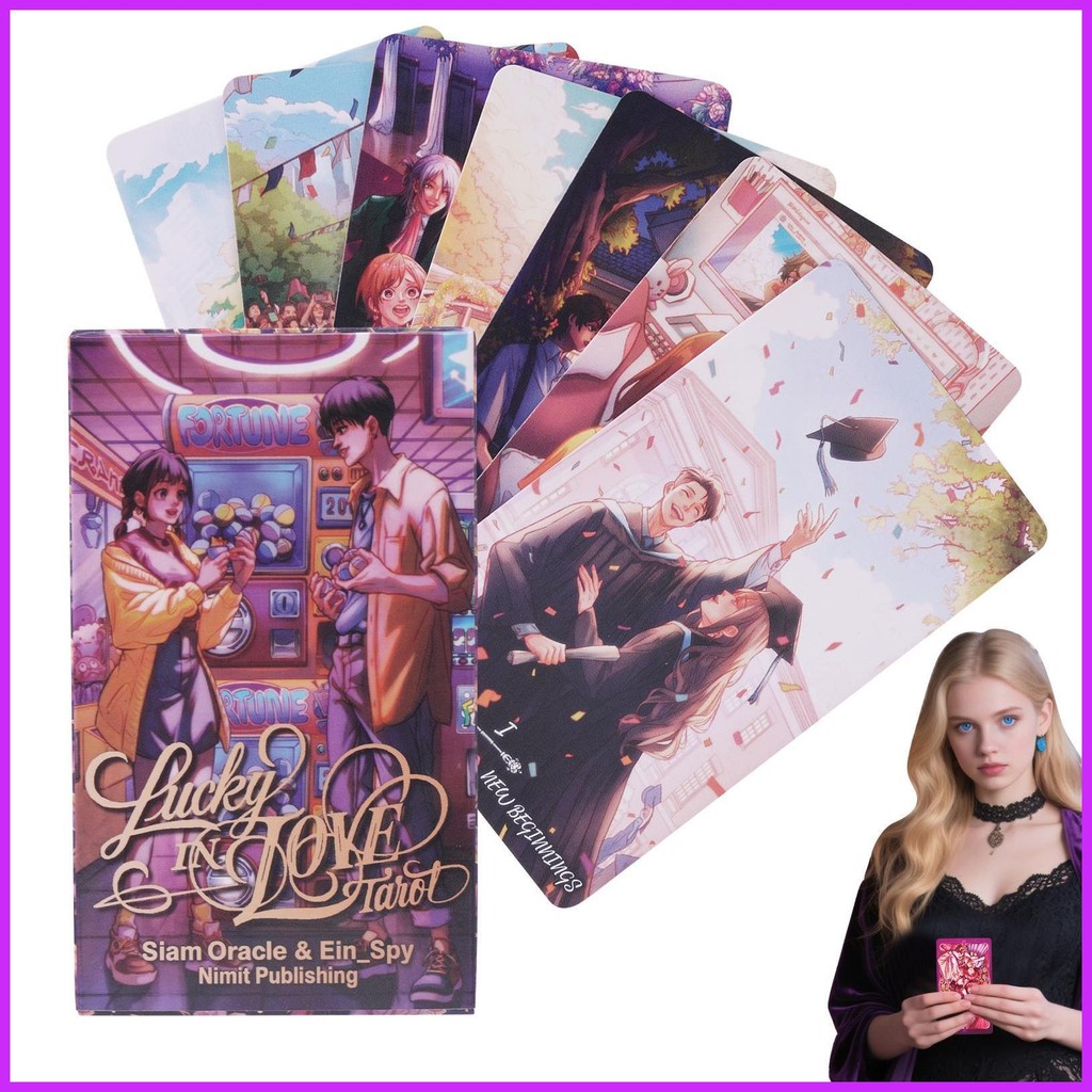 Love Oracle Deck 80 ชิ้นรักไพ่ทาโรต์สําหรับความสัมพันธ์การเชื่อมต่อกุหลาบดาวเกมกระดานสะสมtayenith