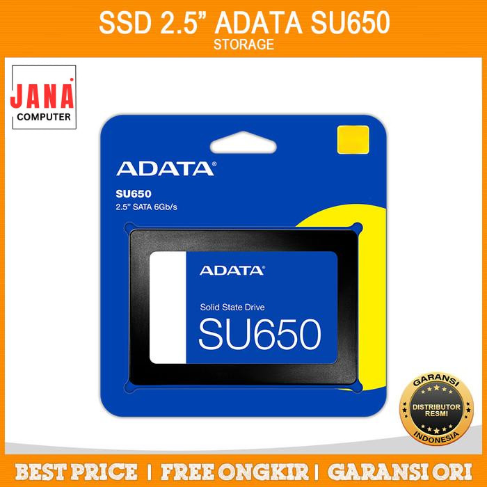 ADATA SU650 512GB 2.5" SATA III SSD รับประกัน 3 ปีดั้งเดิม