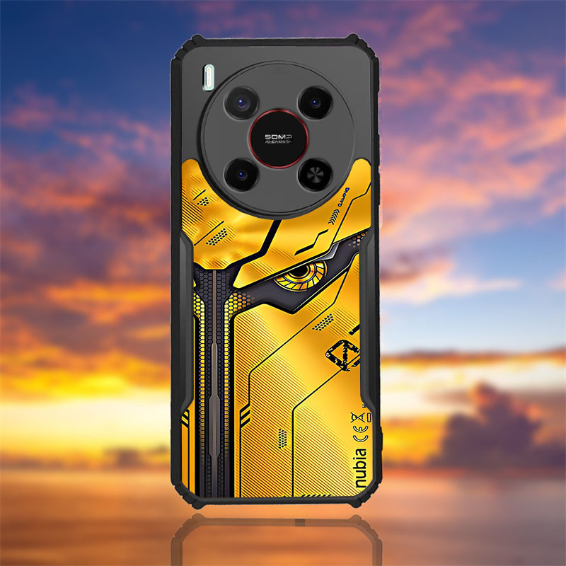Luxur เคสโทรศัพท์สําหรับ ZTE Nubia V70 V80 Max กรณีอะคริลิคใสป้องกันการล่มสลาย Ultra Thin Hard สําหรับ Nubia V70 V80 ออกแบบ/Nubia V70 NO.13