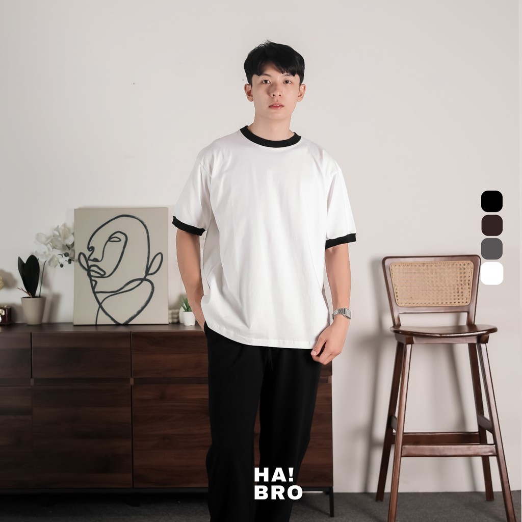 HAIBRO - Alvin Boxy Oversize Tee เสื้อยืดสีขาว