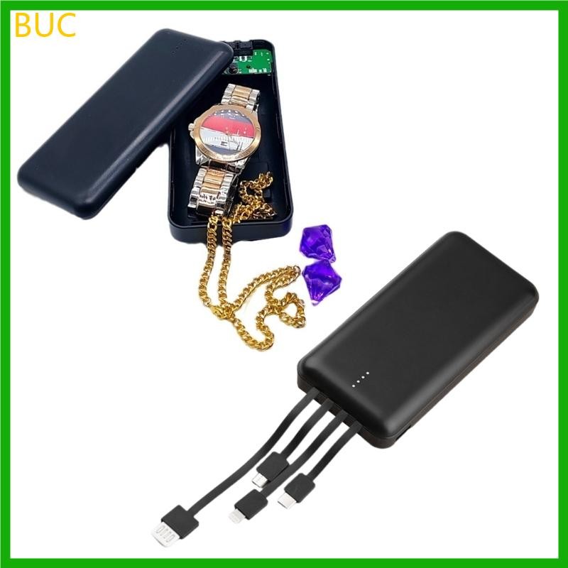 BUC นวัตกรรม Secret Money Stash Disguised Power Banks กล่องเก็บสําหรับ Hiding เครื่องประดับและมีค่า Discreet เงินสด Hidea