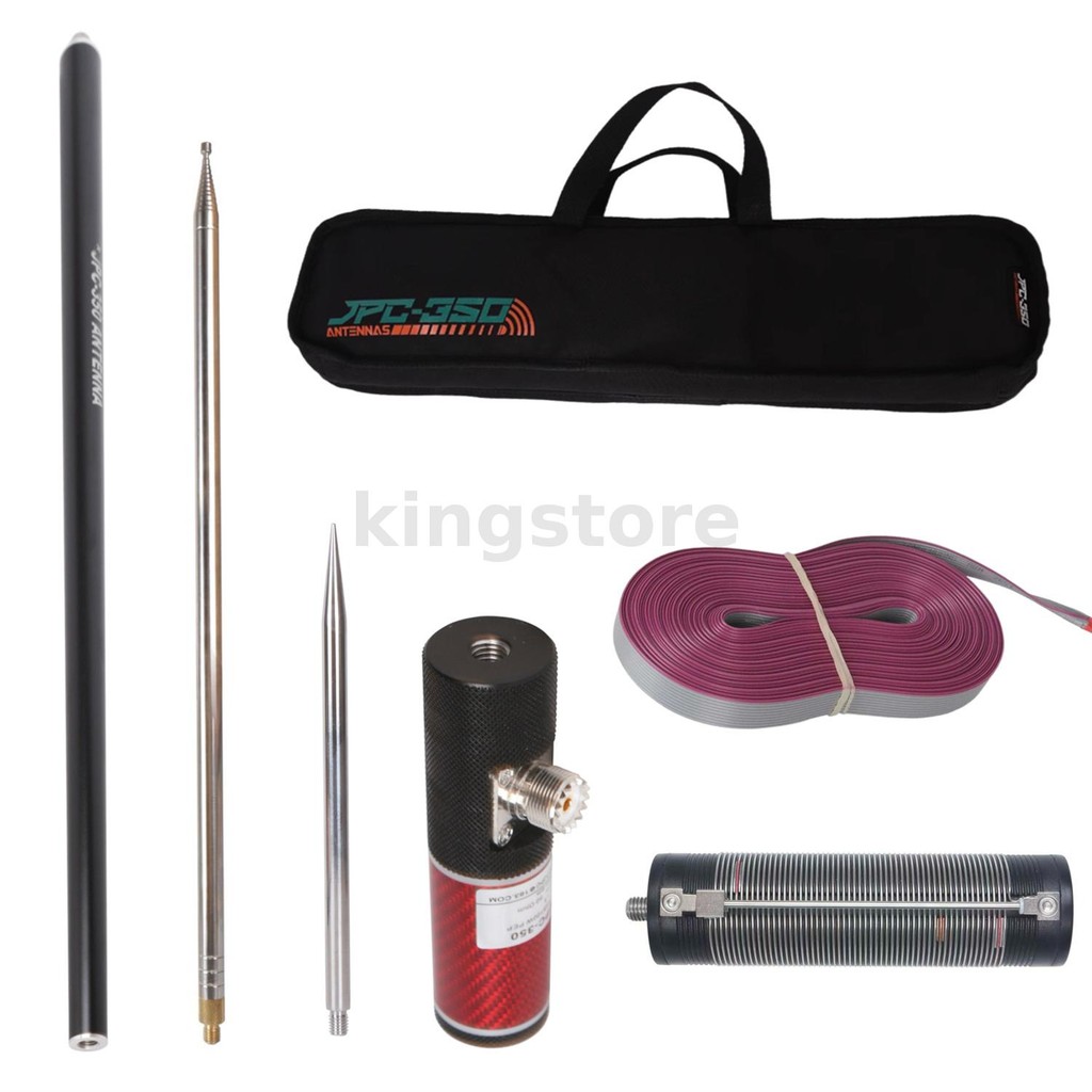 3.5-50MHz 80M-6M 10-band 100W HF แบบพกพา Shortwave GP เสาอากาศ 10-band กลางแจ้งเสาอากาศ Shortwave สํ