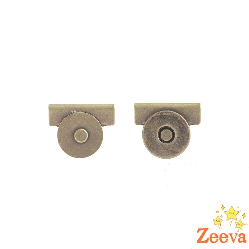 Zeeva กระดุมแม่เหล็ก DIY สำหรับติดกระเป๋า เสื้อผ้า งานหัตถกรรมต่างๆ ไม่ต้องเย็บ ไม่ต้องเจาะ 1 ชุด Bag Magnetic buckle - รูปที่ 7