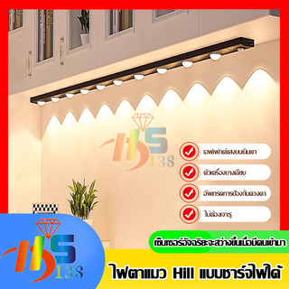 แถบไฟ LED เซ็นเซอร์อัตโนมัติ 3 สี แบบชาร์จ USB+กาวในตัว (ห้องครัว/ห้องนอน/ตู้เสื้อผ้า)
