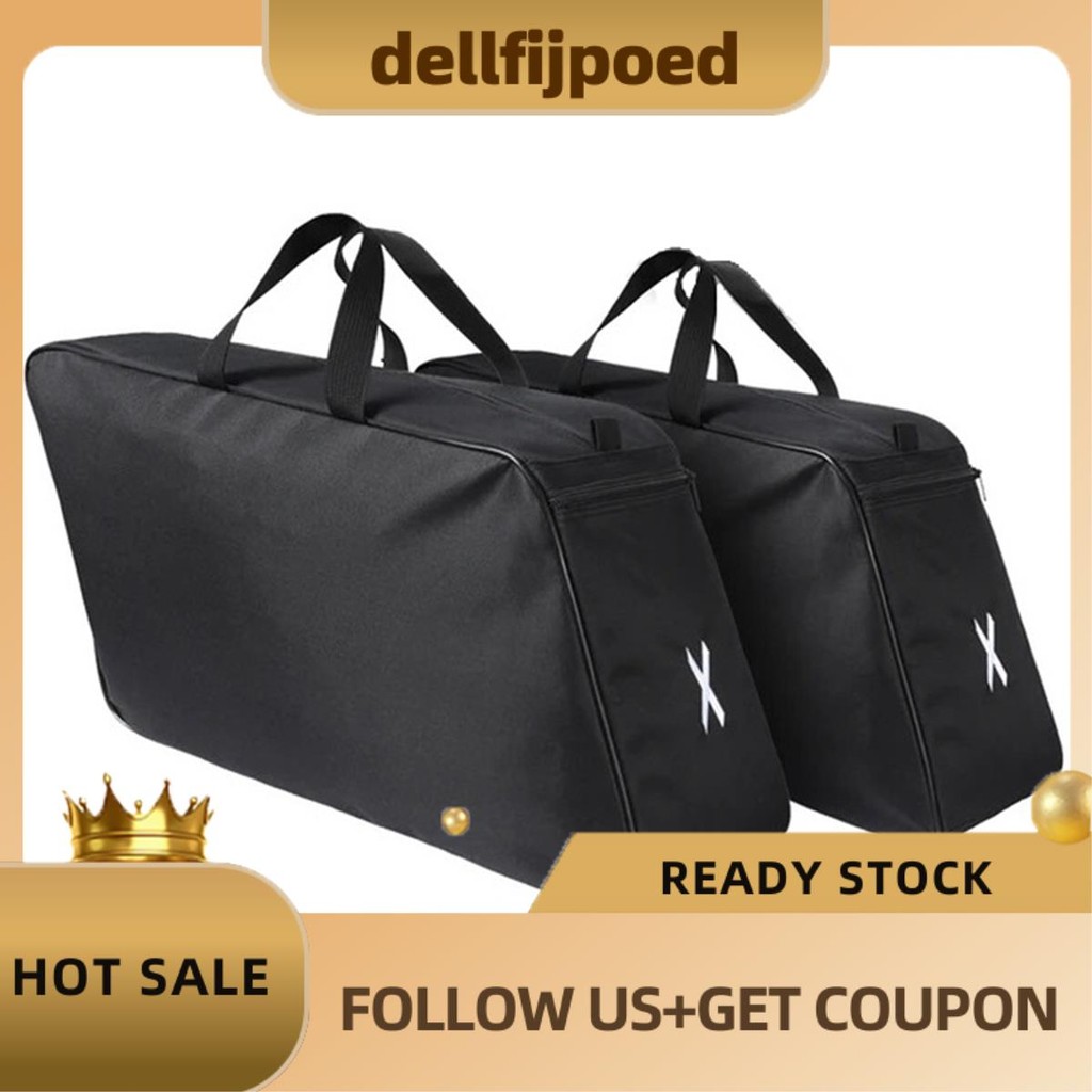 dedellijpoedSaddle Bag สําหรับ Touring Street Glide Road สําหรับ Goldwing GL1800 GL1500
