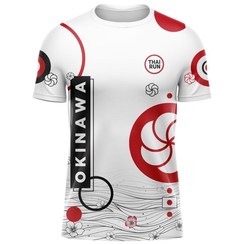 Thairun Okinawa Training Tshirt Baju Microfiber Jersi - เสื้อ