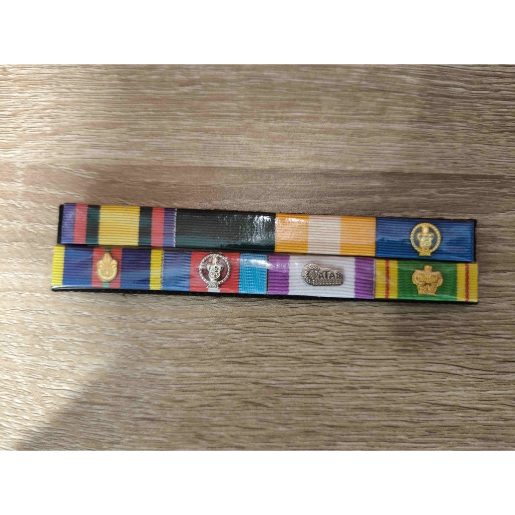 Scouts Ribbons Bar PPL/PPB/SKKPN/PPM100/KL100/JAMBOREE SABAH/ATAS/QK