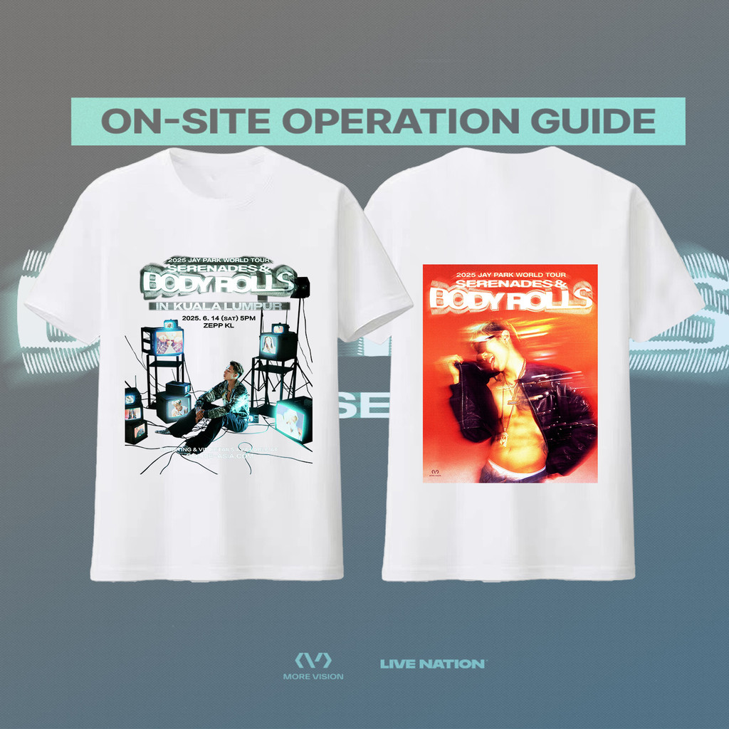 ไม่สามารถรอที่จะเห็น!!! JAY PARK"BODY ROLLS"คอนเสิร์ตเสื้อยืด, เสื้อยืดสบาย