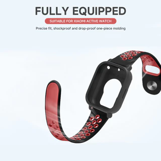 สร้อยข้อมือซิลิโคน + กรณีสําหรับ Redmi Watch 5 Active เปลี่ยนสายนาฬิกาสําหรับ Redmi Watch 5 Lite Band